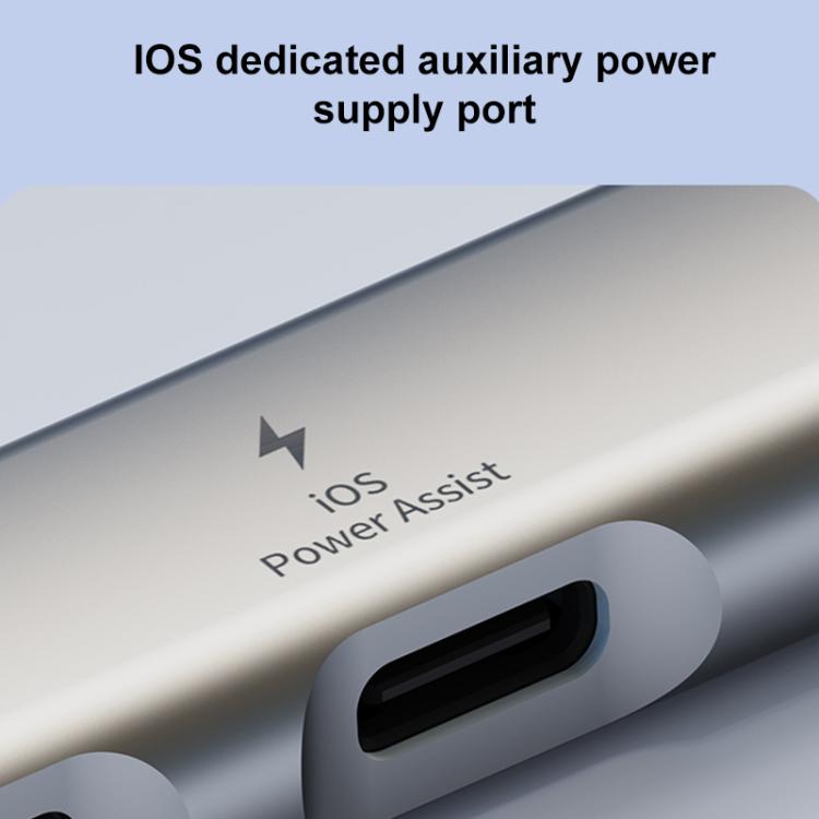 USB / Type-C / 8 Pin to 3.5mm, PD, 2 x USB, Type-C HUB Adapter 5 in 1 Docking Station — view 6
