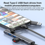 USB / Type-C / 8 Pin to 3.5mm, PD, 2 x USB, Type-C HUB Adapter 5 in 1 Docking Station — view 8