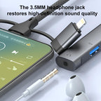 USB / Type-C / 8 Pin to 3.5mm, PD, 2 x USB, Type-C HUB Adapter 5 in 1 Docking Station — view 9