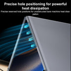 GKK Ultra-thin Full Coverage Frosted Translucent Laptop Case — Translucent Black