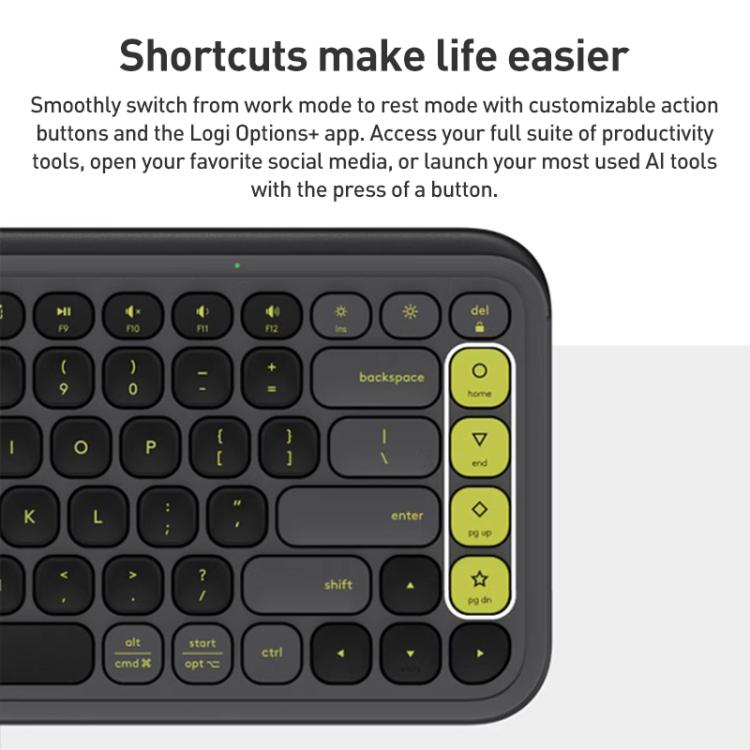 Logitech POP ICON KEYS Wireless Bluetooth Keyboard