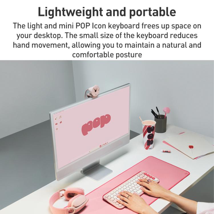 Logitech POP ICON KEYS Wireless Bluetooth Keyboard