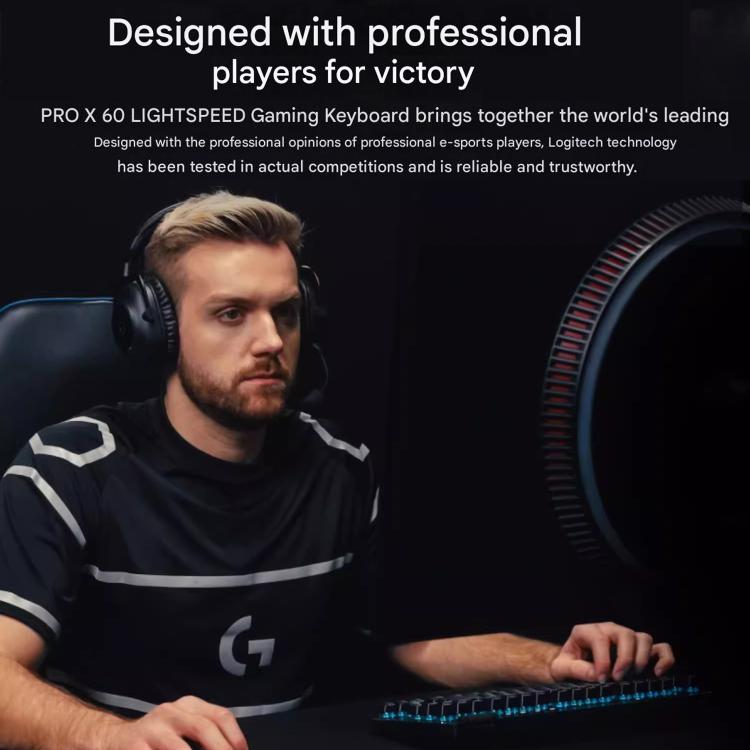Logitech G PRO X 60 LIGHTSPEED Wireless Gaming Keyboard, GX-T Optical Switches — view 8