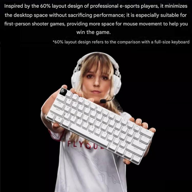Logitech G PRO X 60 LIGHTSPEED Wireless Gaming Keyboard, GX-T Optical Switches — view 9