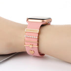 Smart Watch Band Decorative Ring Metal Accessories