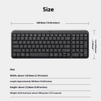 Logitech K251 Wireless Bluetooth Keyboard for Business Laptop Office use