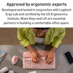 Logitech WAVE KEYS Wireless Ergonomic Keyboard