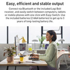 Logitech WAVE KEYS Wireless Ergonomic Keyboard