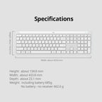 Logitech K950 Slim Silent Wireless Bluetooth Keyboard