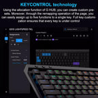 Logitech G515 LIGHTSPEED TKL Wireless Low-Profile Mechanical Gaming Keyboard, GX-L Mechanical Switches