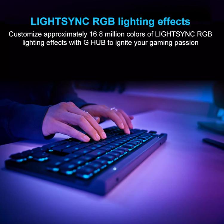 Logitech G515 LIGHTSPEED TKL Wireless Low-Profile Mechanical Gaming Keyboard, GX-L Mechanical Switches