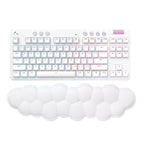 Logitech G715 Dual-Mode 87-Key RGB Wireless Bluetooth Mechanical Keyboard, Tea Shaft