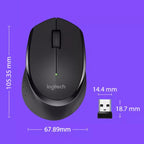Logitech M275 1000dpi 2.4GHz Wireless Mouse with USB — view 13