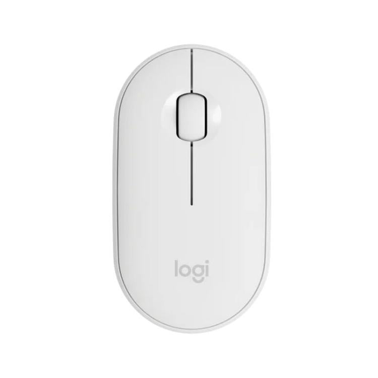 Logitech PEBBLE M350 1000DPI Ultra-Thin Dual-Mode Wireless Bluetooth Mouse — Pink