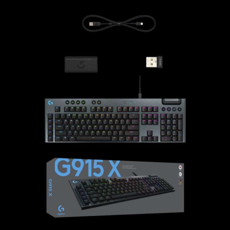 Logitech G915 X Wired Low Profile Gaming Keyboard