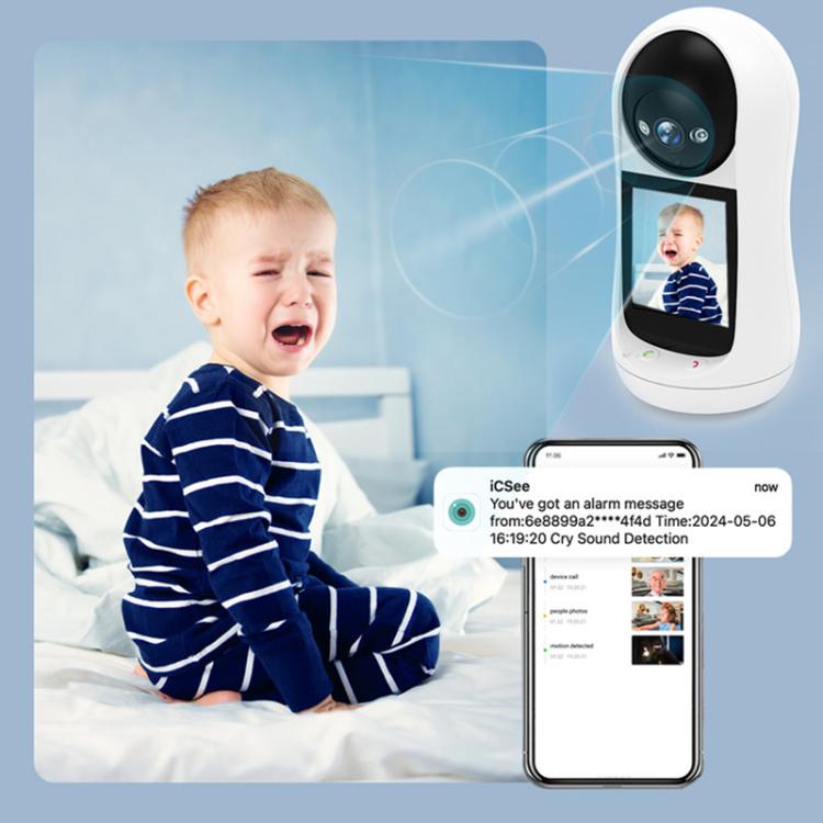 V5 3MP Home HD Full Color Two-Way Video Call Camera Support One-Click Call