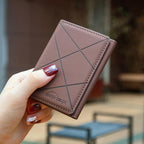 BFK24 Diamond Embossed Magsafe Magnetic Leather Card Bag