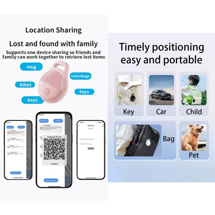 JHX05 iOS & Android Mini GPS Global Smart Location Tracker Anti-lost Device