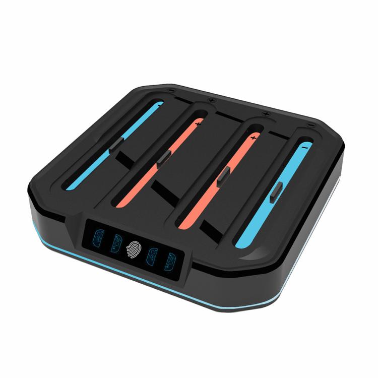 KJH NS2-026 4 in 1 Game Controller Charging Stand with RGB Light