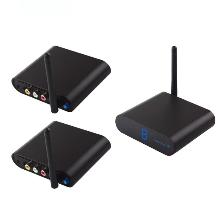 Measy AV230 2.4GHz Wireless Audio / VideoTransmitter & Receiver 1TX to 2RX — US Plug
