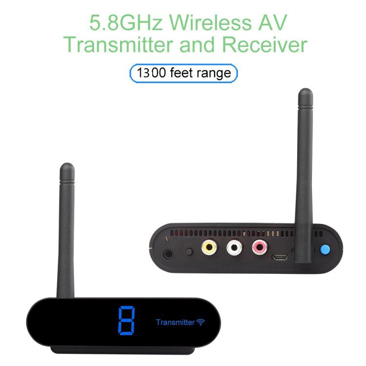 Measy AV540 5.8GHz Wireless Audio / Video Transmitter and Receiver with Infrared Return Function, Distance: 400m — view 7