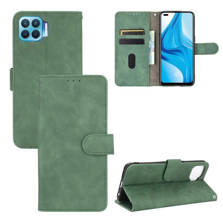 Solid Color Skin Feel Magnetic Buckle Horizontal Flip Calf Texture PU Leather Case with Holder & Card Slots & Wallet