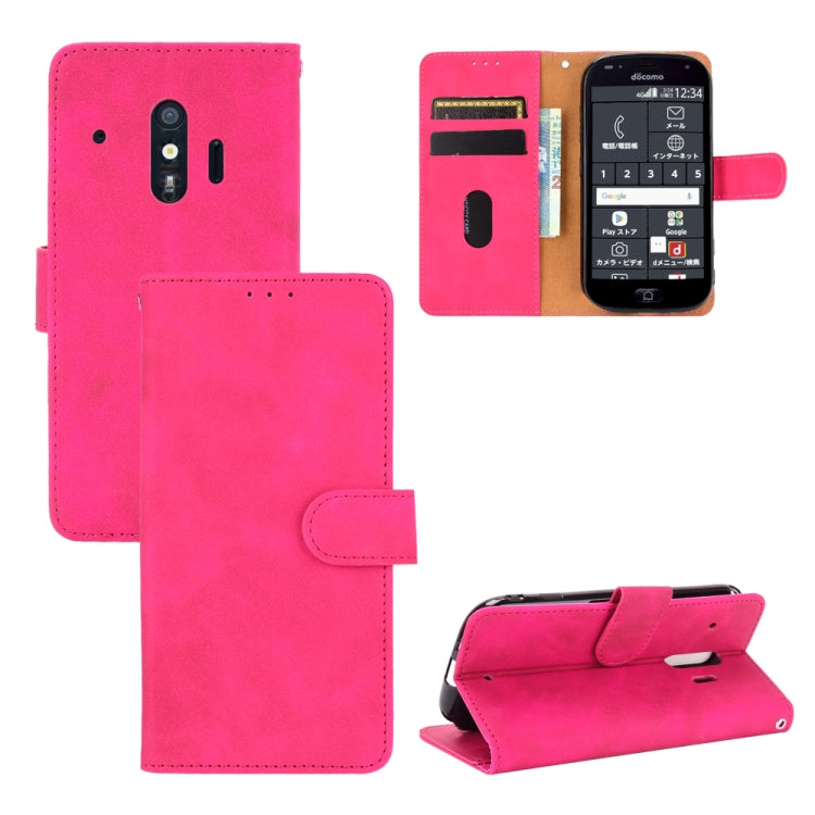 Solid Color Skin Feel Magnetic Buckle Horizontal Flip Calf Texture PU Leather Case with Holder & Card Slots & Wallet