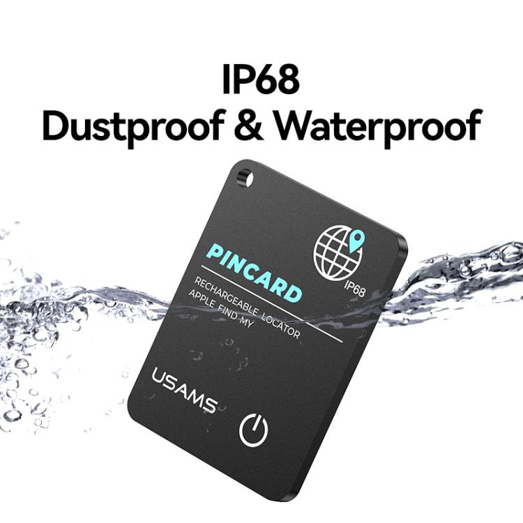 USAMS ZB353 iOS Mini Ultra-thin Card Type Anti-lost Device Location Tracker