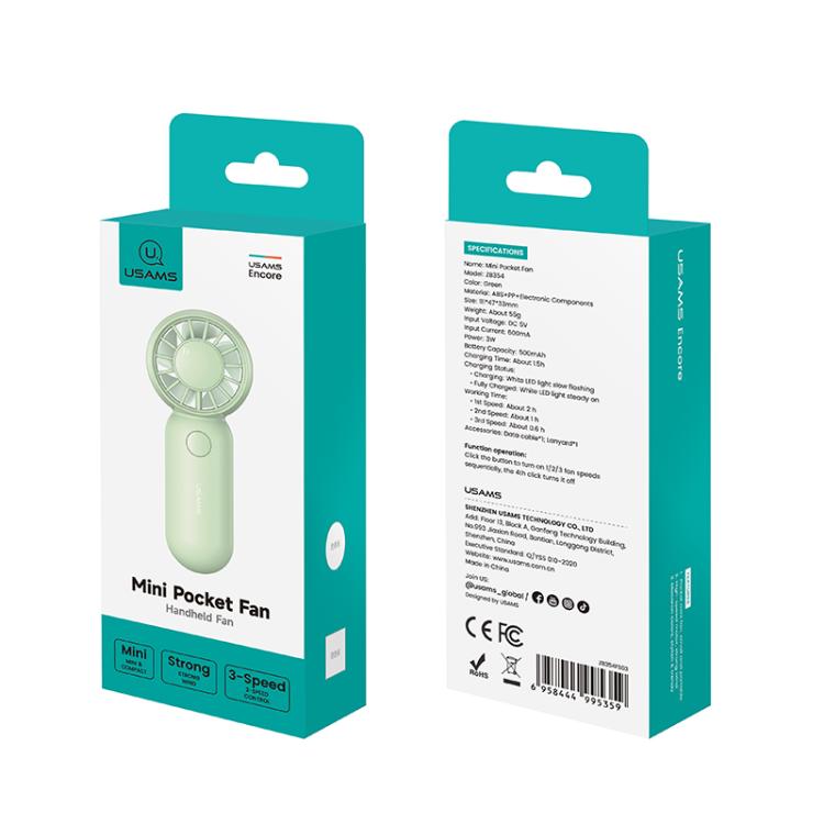 USAMS ZB354 Handheld Mini Pocket Fan — view 15