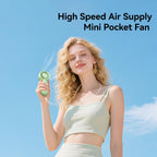 USAMS ZB354 Handheld Mini Pocket Fan — Green