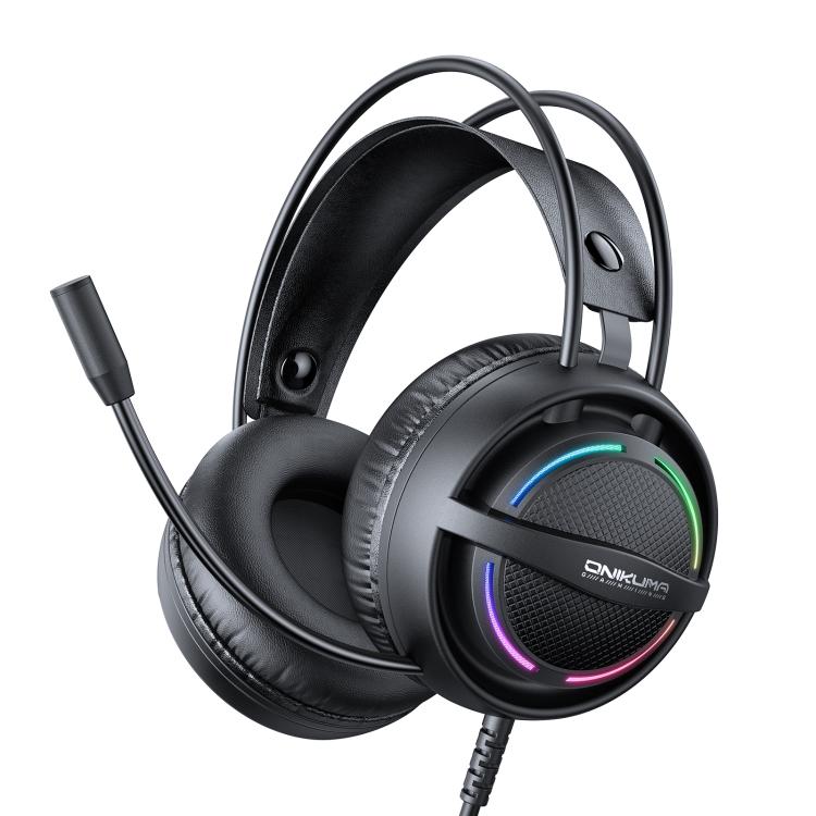 ONIKUMA X88 Head-mounted RGB Light E-Sports Gaming Headset, Cable Length: 2.2m