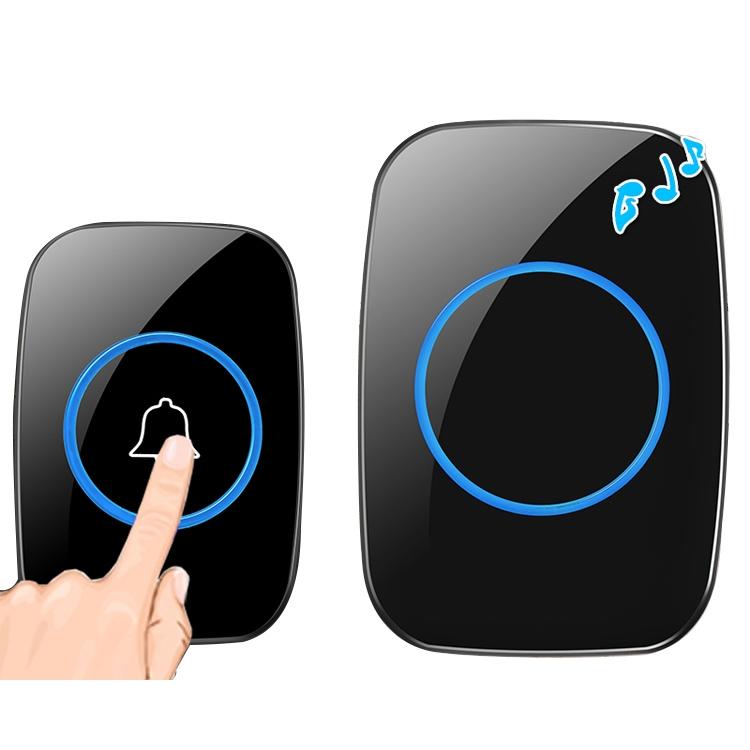 CACAZI A10 300m Long Range No Battery Waterproof LED Light Smart Wireless Doorbell — view 8