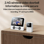 Yesido KM27 4.3 inch TFT Screen 2.4G Wireless Video Intercom Doorbell — view 2