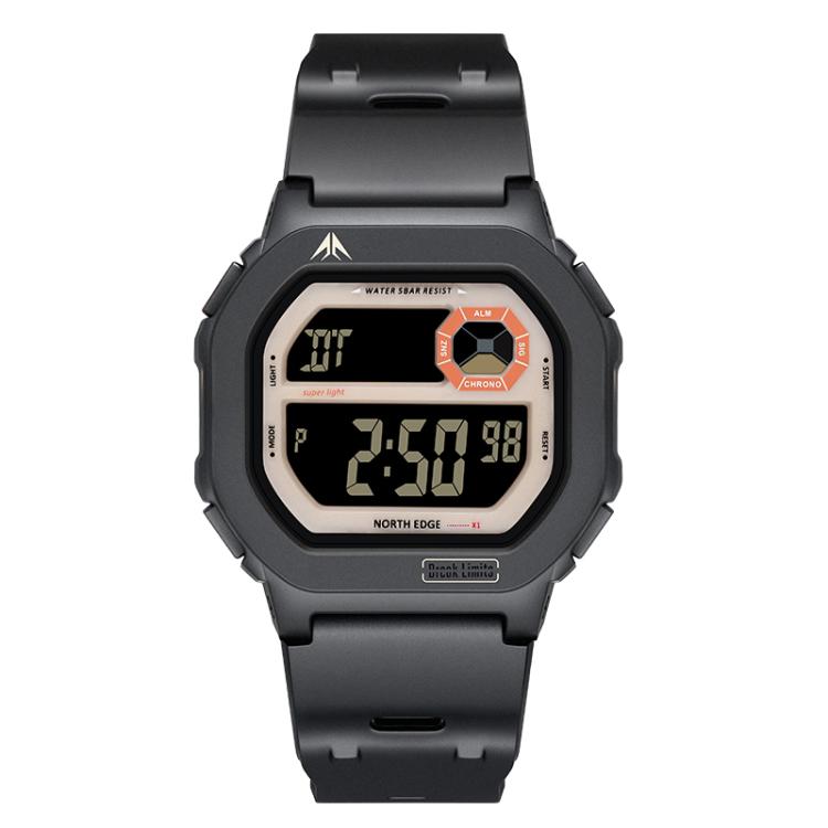 NORTH EDGE X1 Outdoor Single Display Square Waterproof Luminous Electronic Watch — view 8