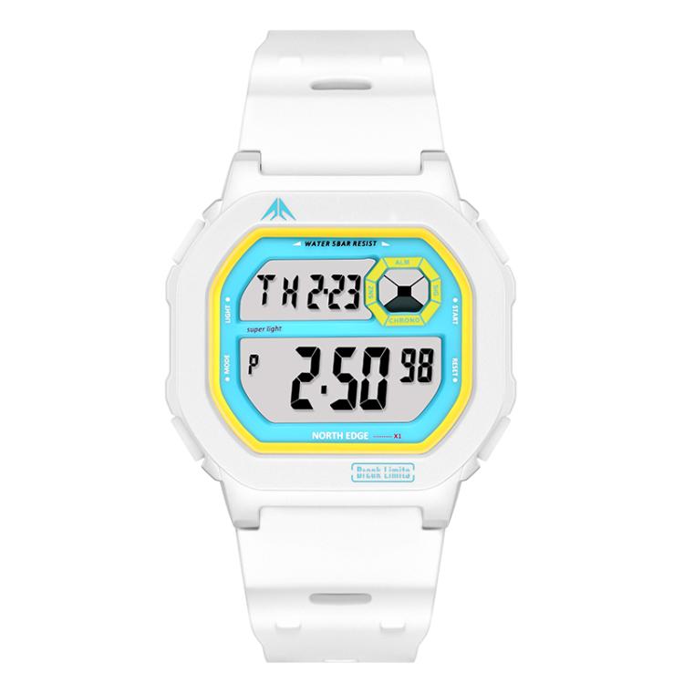 NORTH EDGE X1 Outdoor Single Display Square Waterproof Luminous Electronic Watch — view 9