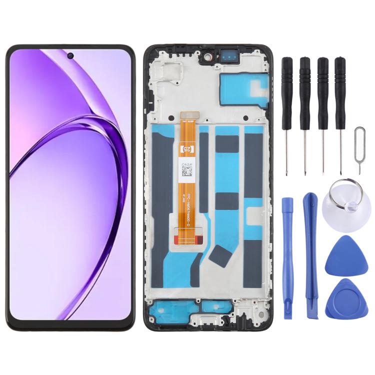 OEM LCD Screen Digitizer Full Assembly with Frame — For OPPO A3 Pro 5G CPH2639 CPH2665