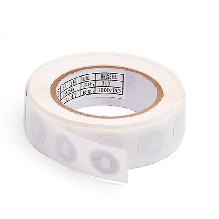 NFC Tags Sticker with NTAG213 Chip HF RFID Labels Wet Inlay Round 18mm