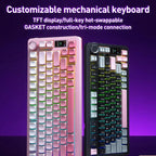 AULA S75 Pro 80 Keys wired/2.4G/Bluetooth Three Model Customizable Gradient Mechanical Keyboard