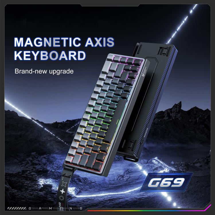 ONIKUMA G69 68 Keys RGB Lighting Wired Magnetic Axis Keyboard
