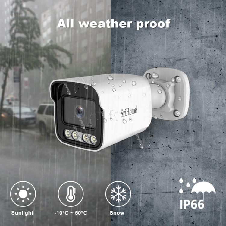 SriHome NVS005-POE065 5MP HD 4-CH POE Camera Network Video Recorder Kit — view 11