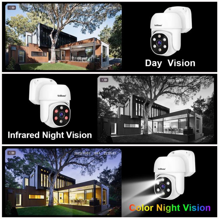 SriHome NVS005-POE030 3MP HD 4-CH POE Camera Network Video Recorder Kit — view 10