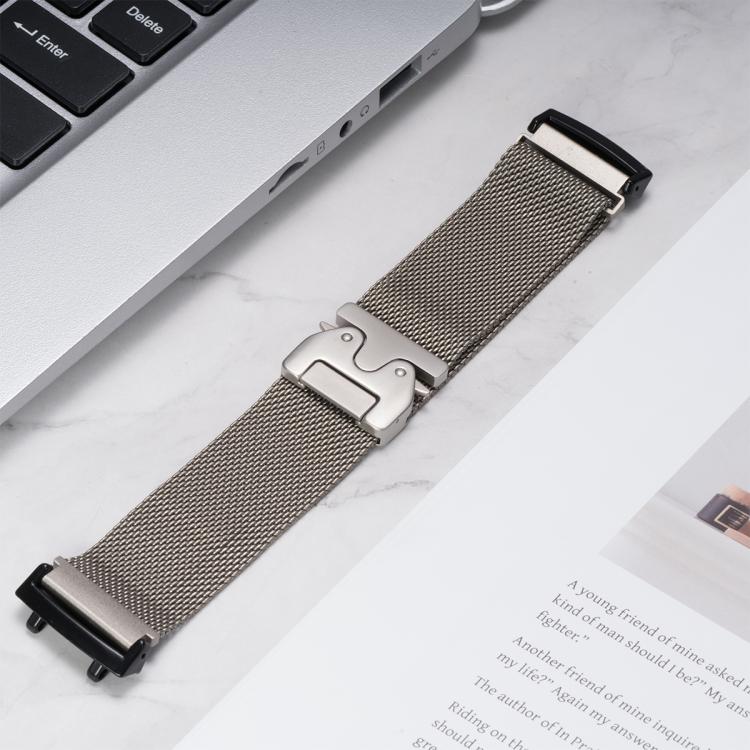 Parachute Snap Buckle Milanese Stainless Steel Watch Band