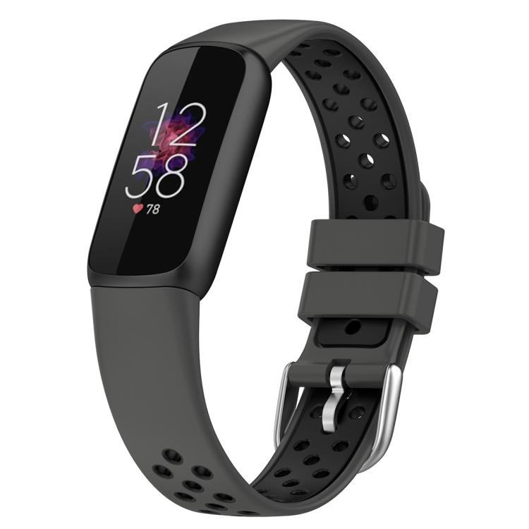 xDfind Breathable Holes Two-color Silicone Watch Band — view 12
