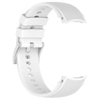 xDfind Silver Buckle Silicone Watch Band