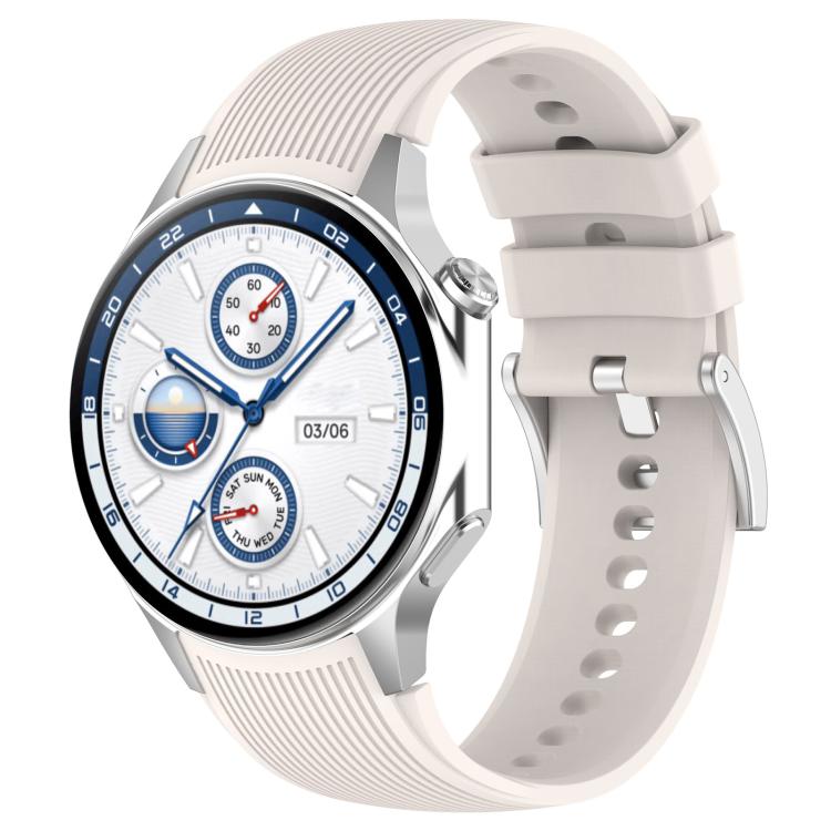 xDfind Silver Buckle Silicone Watch Band — Official Blue
