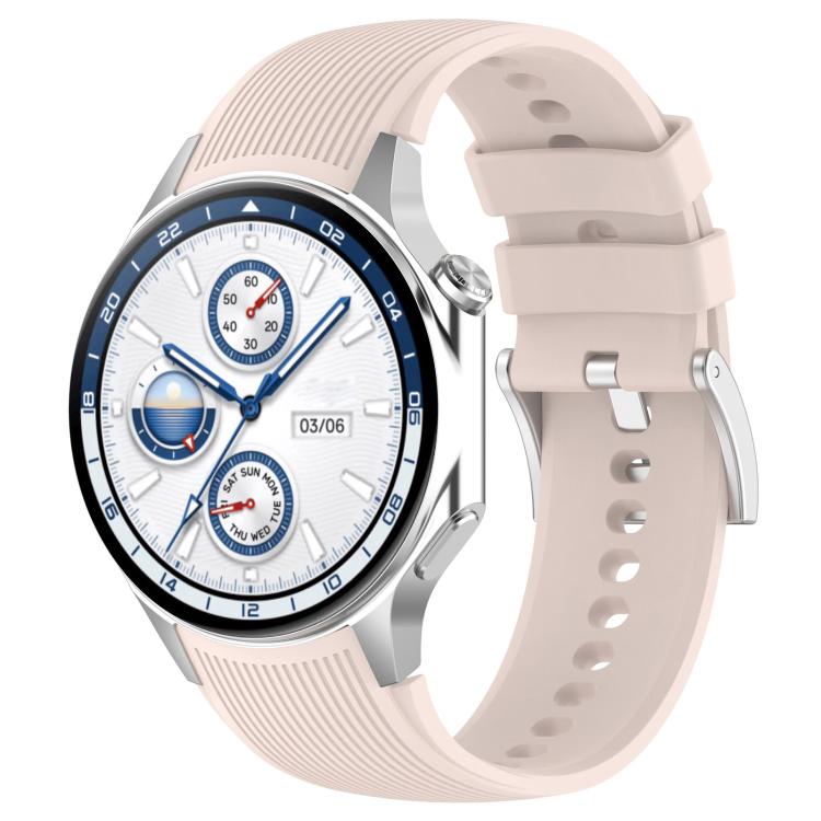 xDfind Silver Buckle Silicone Watch Band — view 12