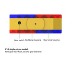 C1A Solar Double Sided LED Strobe Road Warning Light