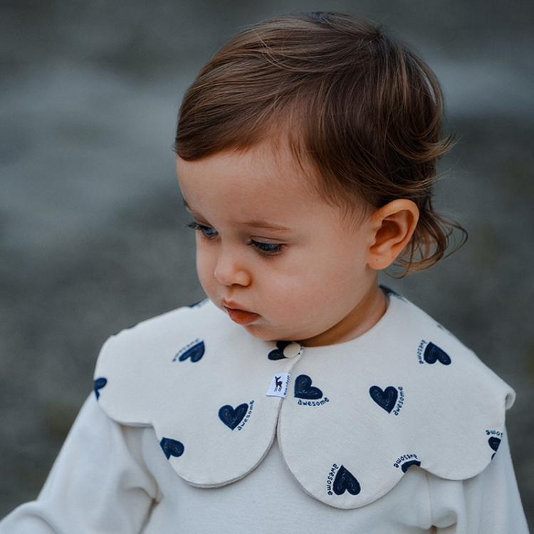 Benzdeer Petal Shape Bib Infants Saliva Towel