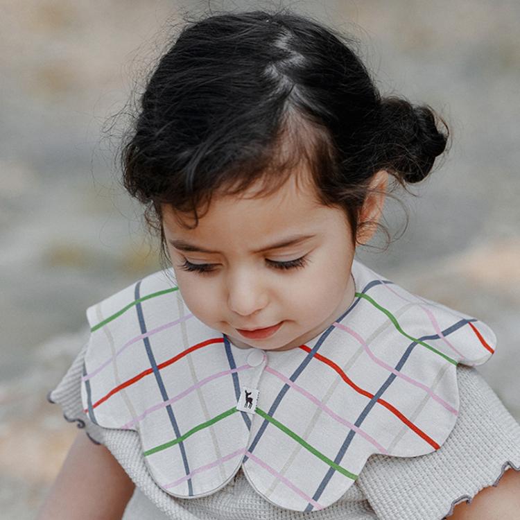 Benzdeer Petal Shape Bib Infants Saliva Towel — Ripple Bow