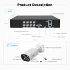 SriHome NVS008-AHD006 2MP HD 8-CH XVR NVR Camera Network Video Recorder Kit — view 18